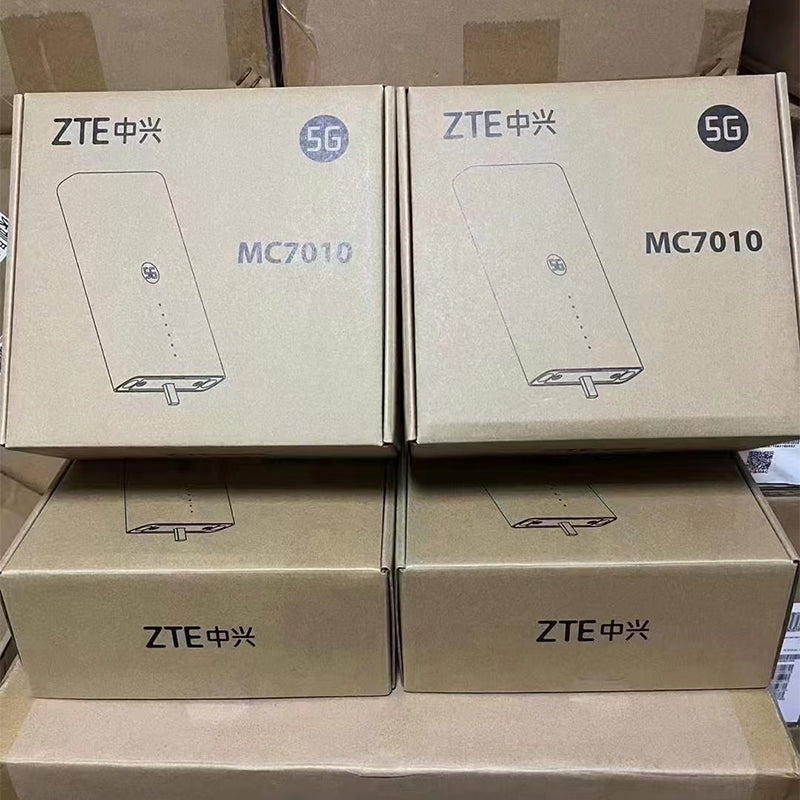 Trois routeurs CPE 5G extérieurs ZTE MC7010 Ethernet 2,5G RJ45 POE