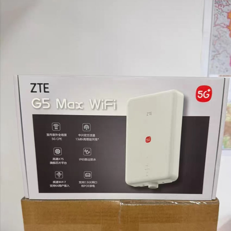 ZTE G5 Max WiFi MC7523 SDX75 5G Indoor & Outdoor CPE Router WiFi 7 BE3600