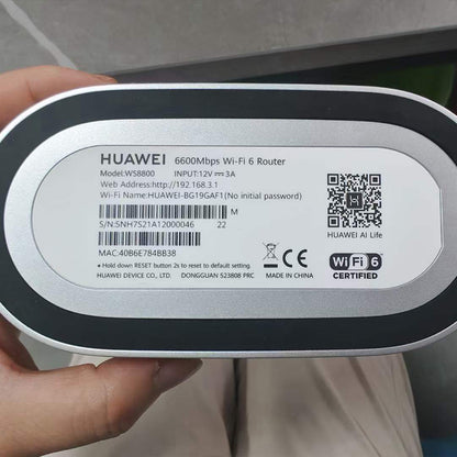 HUAWEI WiFi Mesh 7 WS8800 HarmonyOS Tri-band AX6600 Home Router