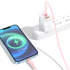 Trusmi 20W USB-C to USB-L Silicone Charging Cable