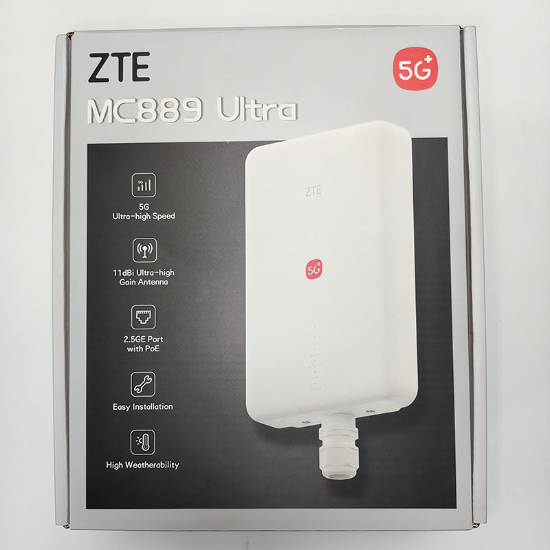 Global ZTE 5G Outdoor CPE MC889 Ultra SDX62 2.5G POE Router MC7510D