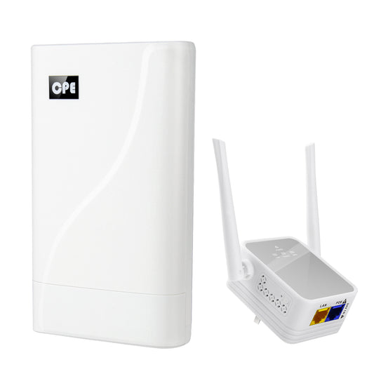 Dual Network Ports 4G LTE CAT4 Outdoor CPE POE Router LT17+TS780P