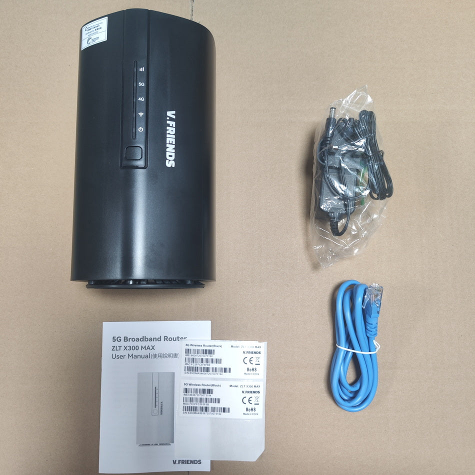 TOZED ZLT 5G CPE X300 MAX WiFi 7 BE19000 6GHz Indoor Router