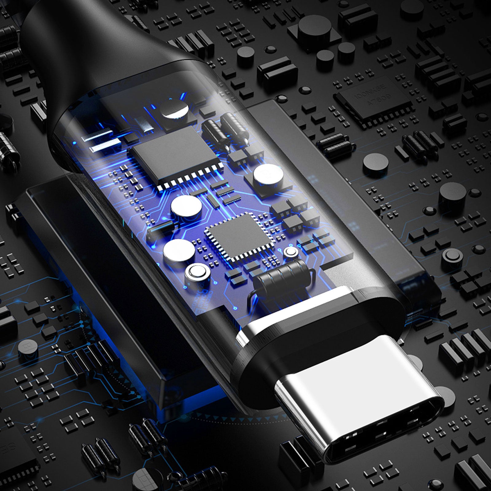 Trusmi USB-C to USB-C 66W Braided Charging Cable