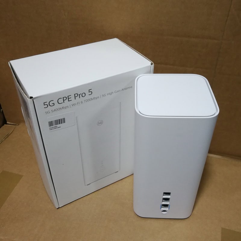 HUAWEI 5G CPE Pro 5 H158-381 WiFi 6 AX7200 Sim Card Indoor Router