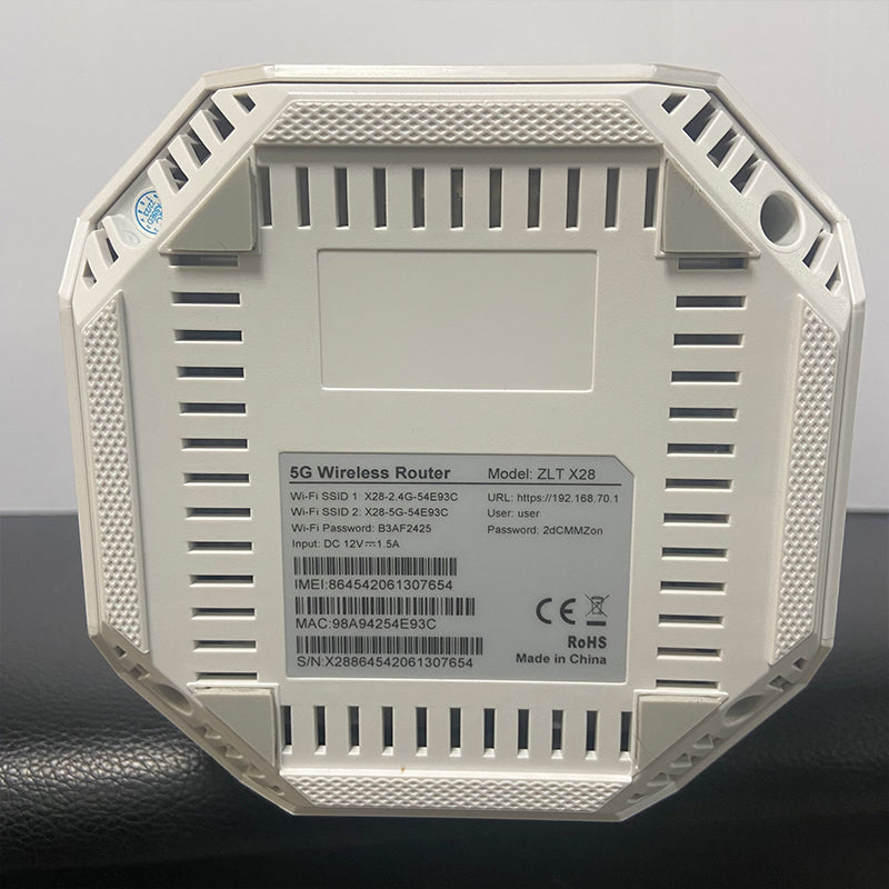 ZLT X28 5G CPE WiFi 6 AX1800 Sim Card Wireless Router