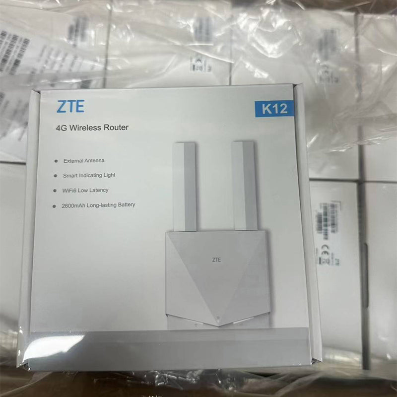 ZTE 4G CPE K12 WiFi 6 CAT4 LTE WiFi Router DL 150Mbps
