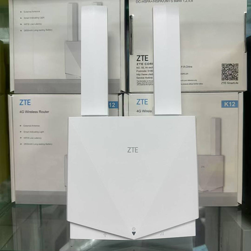 ZTE 4G CPE K12 WiFi 6 CAT4 LTE WiFi Router DL 150Mbps
