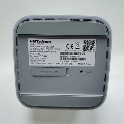 HUAWEI 5G CPE Pro 3 H138-380 WiFi 6 AX1800 4G LTE CAT19 Router