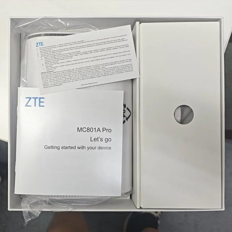 ZTE MC801A Pro SDX62 AX3600 WiFi 6 Indoor 5G CPE Router