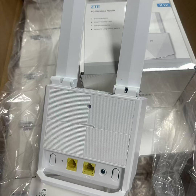 ZTE 4G CPE K12 WiFi 6 CAT4 LTE WiFi Router DL 150Mbps