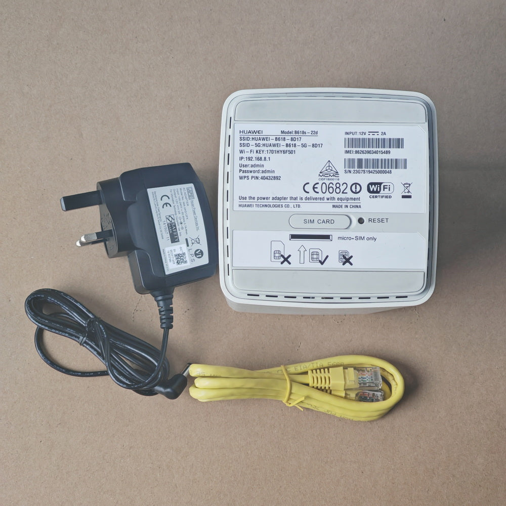 HUAWEI 4G WiFi Router B618s-22d LTE Cat11 Wireless CPE