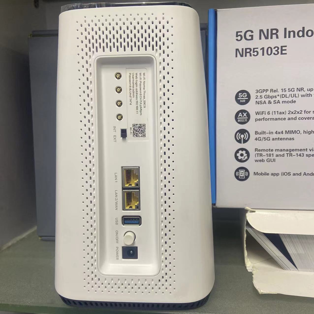 ZYXEL 5G Indoor CPE NR5103E WiFi 6 AX3600 Home Modem – 9to5shop