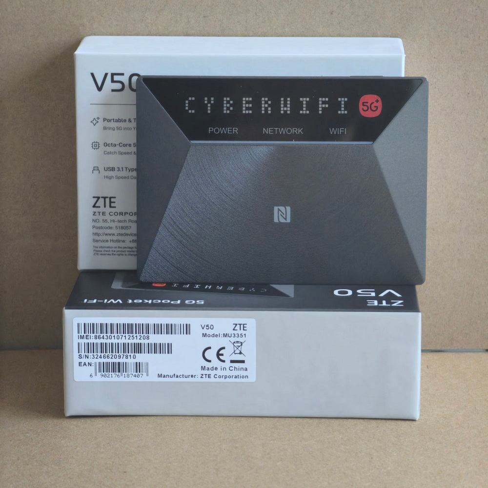 ZTE V50 5G Pocket Wi-Fi MU3351 4G 3G Mobile Hotspot