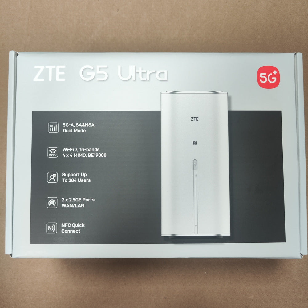 ZTE G5 Ultra MC8531 WiFi 7 BE19000 CPE 5G Indoor Wireless Router