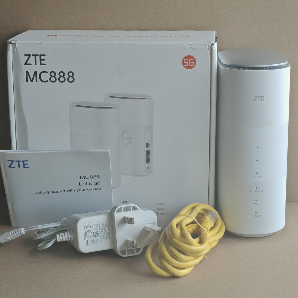 ZTE 5G Home CPE MC888 Wi-Fi 6 AX3600 Sim Router Unlocked