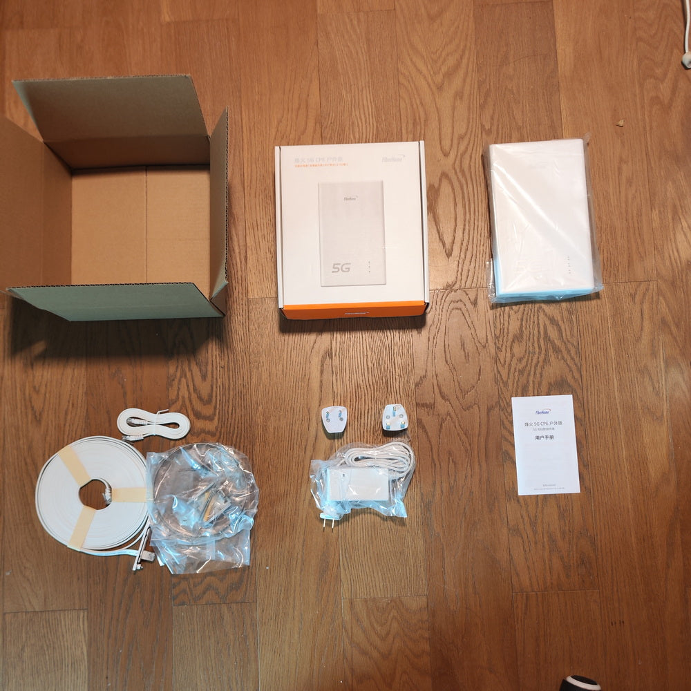 FiberHome 5G Outdoor CPE LG6121D IP67 Wired POE Router 2.5G Port