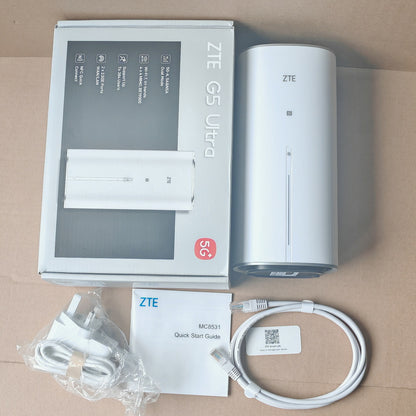 Routeur CPE d'intérieur ZTE G5 Ultra 5G AI FWA Wi-Fi 7 BE19000