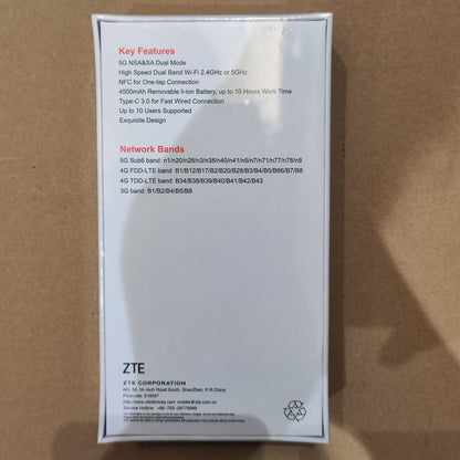 ZTE 5G Pocket WiFi U30 Air 4x4 MIMO NFC 4G LTE Mobile Hotspot