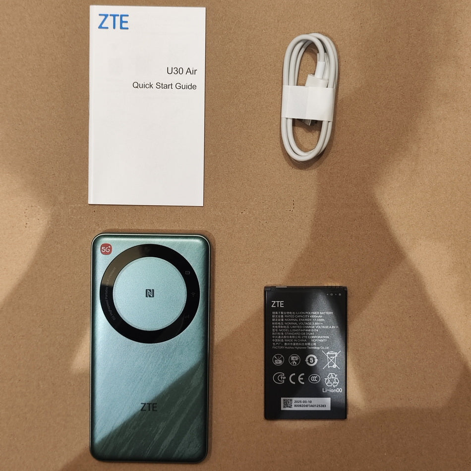 ZTE 5G Pocket WiFi U30 Air 4x4 MIMO NFC 4G LTE Mobile Hotspot