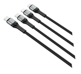 Trusmi 3-in-1 USB-C to USB-C/L/M 66W Braided Cable