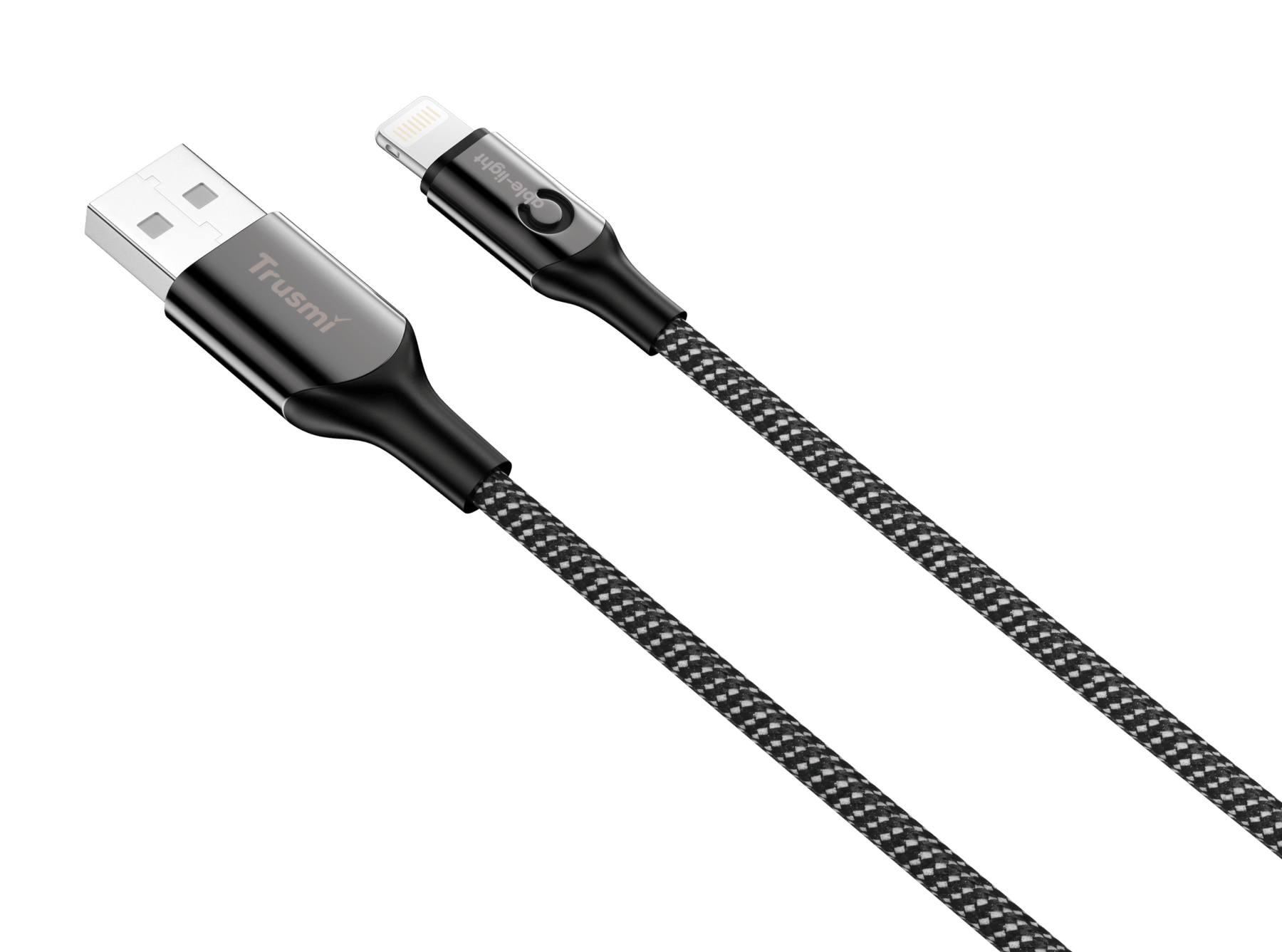 Trusmi USB-A to USB-L Smart Power Off Braided Cable