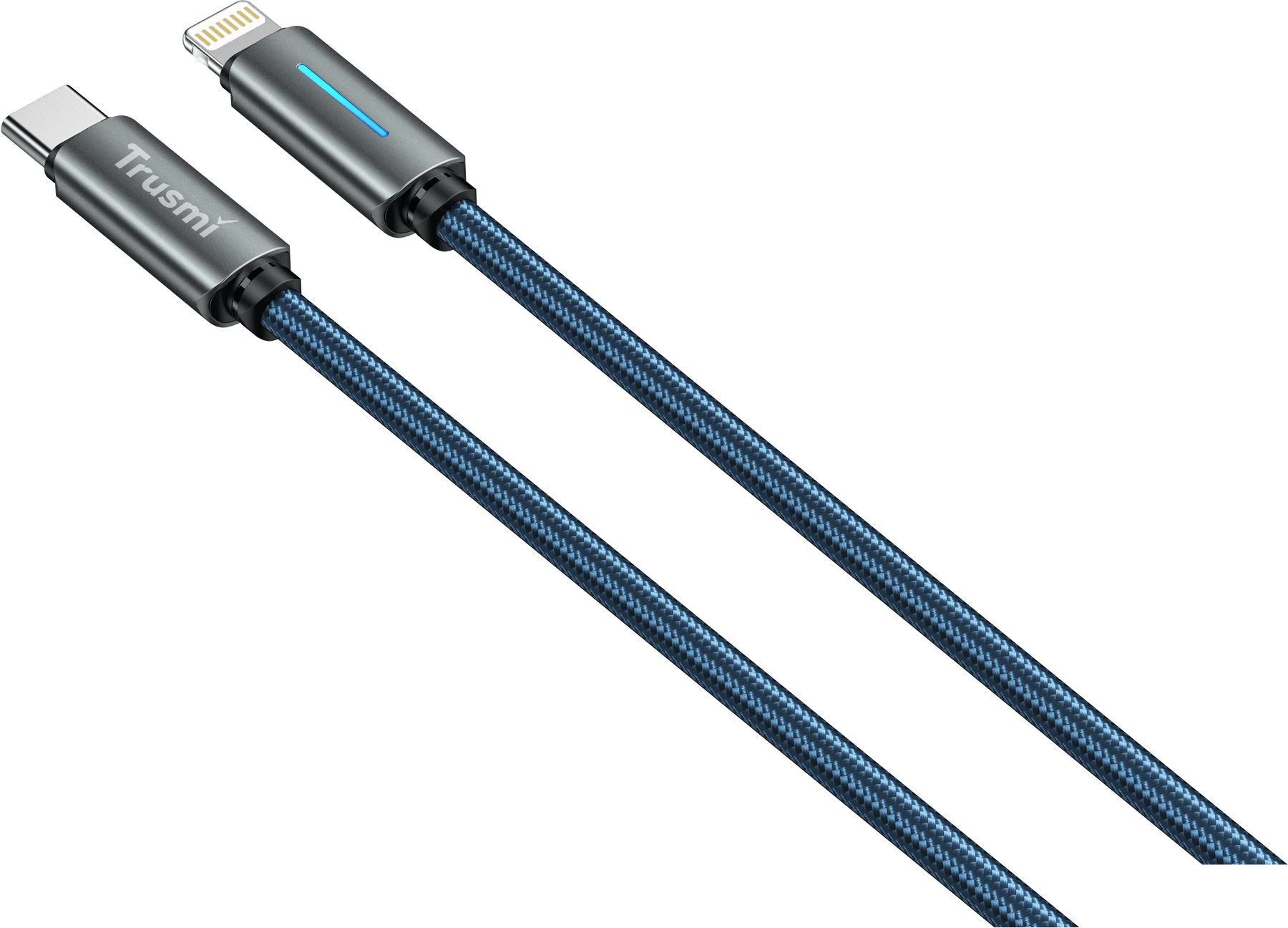 Trusmi PD 20W USB-C to USB-L LED Braided Cable