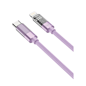 Trusmi PD 20W USB-C to USB-L LED Rainbow Braided Cable