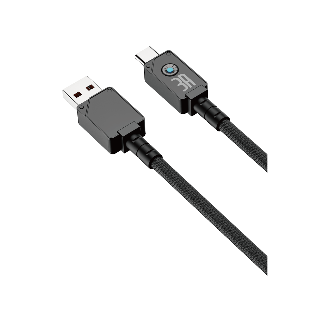 Cabo trançado Trusmi USB-A para USB-C Mecha