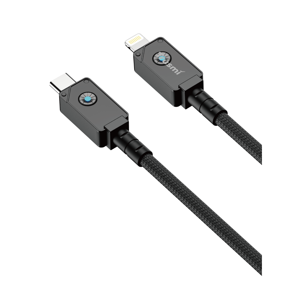 Trusmi USB-C to USB-L PD20W Mecha Braided Cable