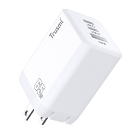 Trusmi GaN PD65W USB-A + USB-2C  Fast Charger (US/UK/EU)