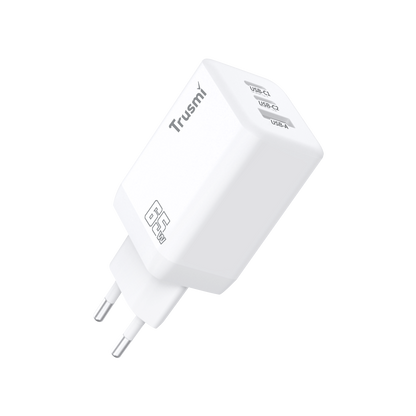 Trusmi GaN PD65W USB-A + USB-2C  Fast Charger (US/UK/EU)