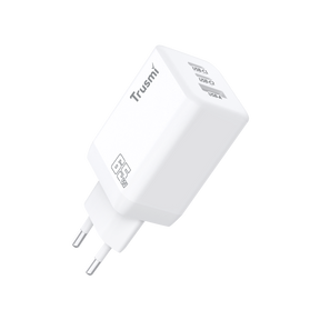 Trusmi GaN PD65W USB-A + USB-2C  Fast Charger (US/UK/EU)