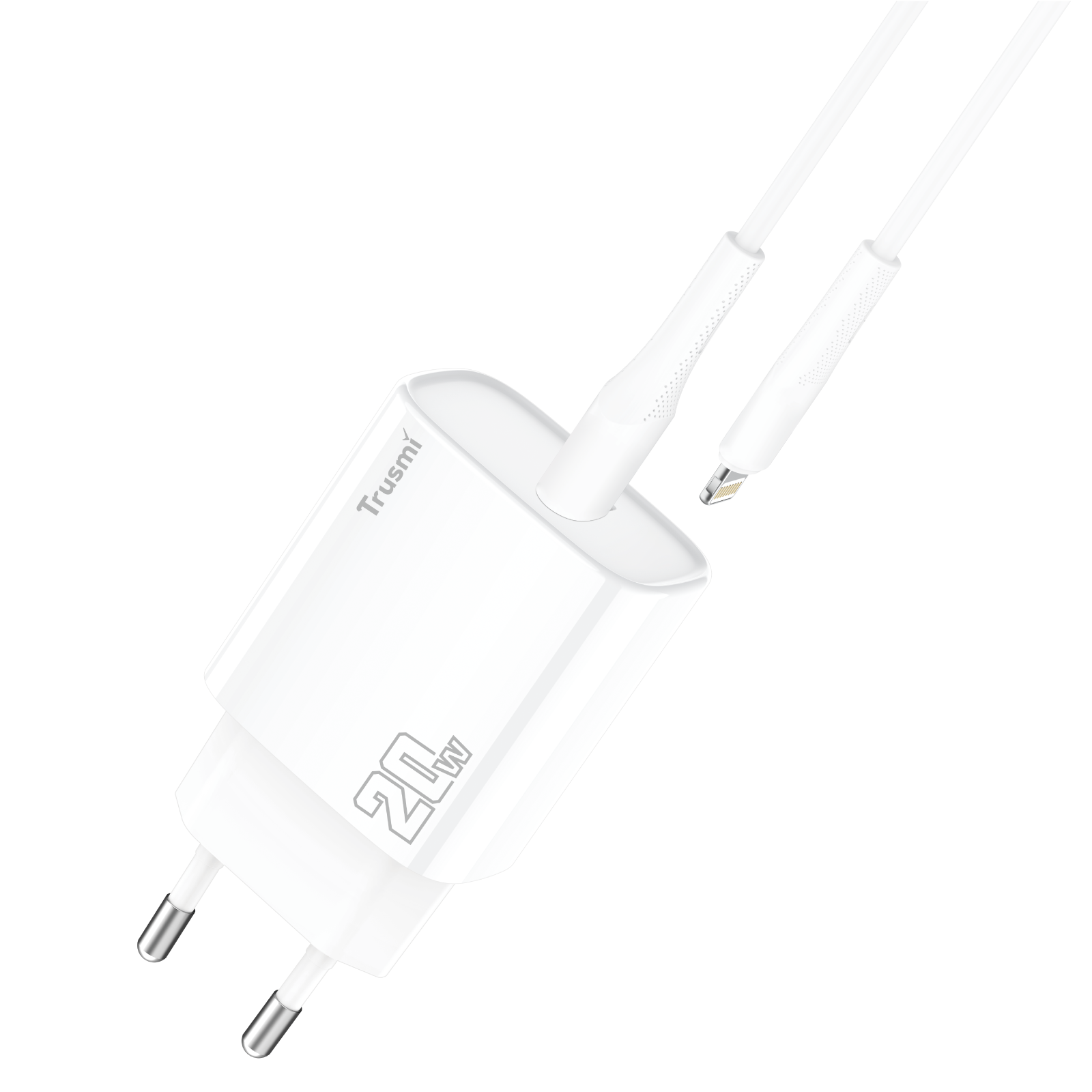 Trusmi PD20W Type-C Charger Set with USB-C to USB-L Cable (US/UK/EU)