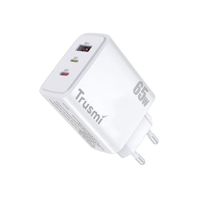 Trusmi GaN PD65W USB-A + USB-C + USB-L Fast Charger (EU/US/UK)