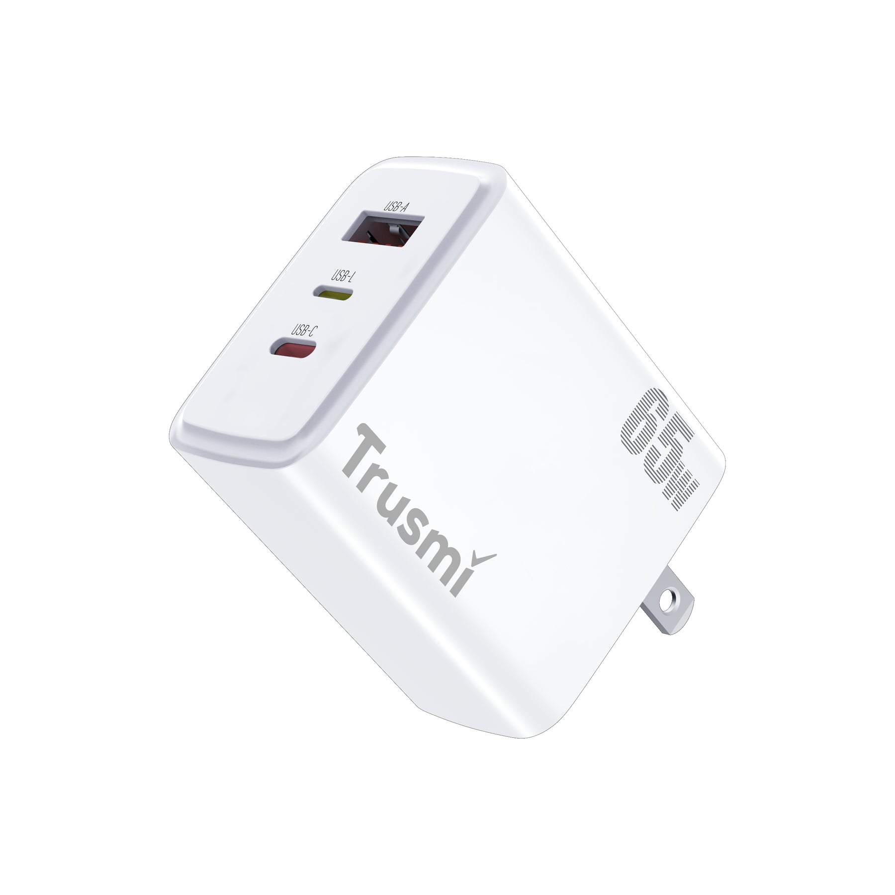 Trusmi GaN PD65W USB-A + USB-C + USB-L Fast Charger (EU/US/UK)