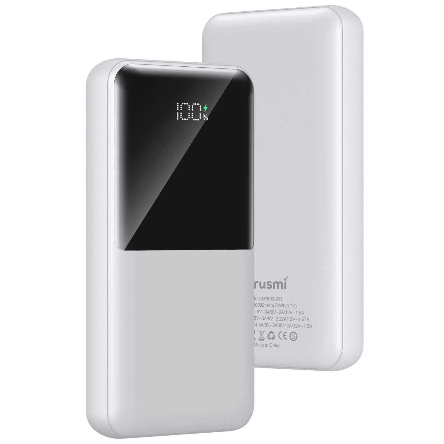 Trusmi 20000mAh PD 22.5W Digital Power Bank