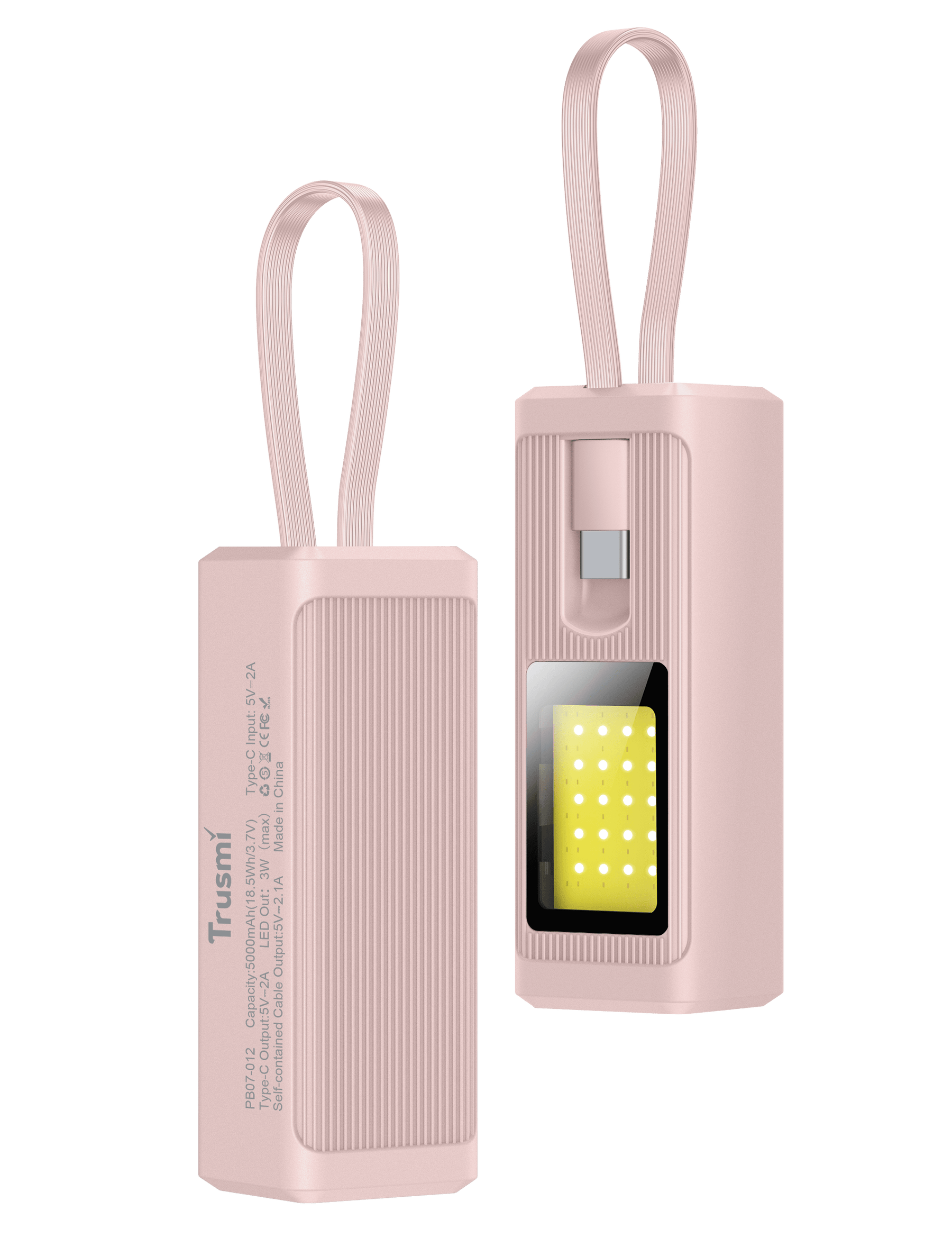 Trusmi 5000mAh Power Bank with Emergency Light