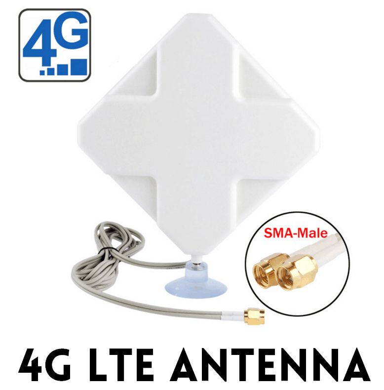 Antenne intérieure 4G LTE de type SMA 35 dBi – Augmentez votre vitesse 4G